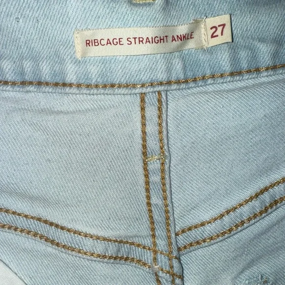 Levi's RIBCAGE STRAIGHT ANKLE WOMEN'S JEANS - Picture 5 of 6